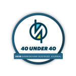 BBJ Top 40 Under 40 Badge 2026
