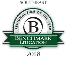 Benchmark Litigation 2018 Southeast Law Firm of the Year