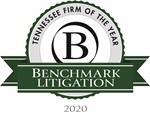 Benchmark Litigation Tennessee Firm of the Year 2020 Badge