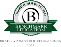 Benchmark Litigation Tennessee Firm of the Year, 2021