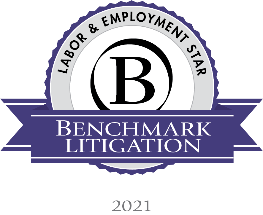 Benchmark Litigation - Labor & Employment Star 2021 Badge