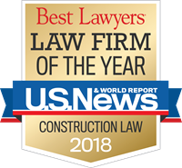 Law Firm of the Year 2018 Construction Law