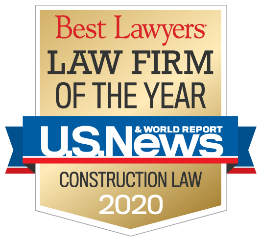 2020 U.S. Construction 'Law Firm of the Year'