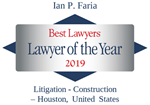 Ian P. Faria, 2019 Lawyer of the Year