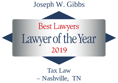 Joseph W. Gibbs, 2019 Lawyer of the Year