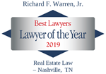 Richard F. Warren, Jr., 2019 Lawyer of the Year