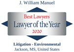 J. William Manuel, 2020 Lawyer of the Year