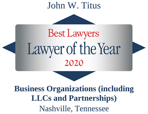 John W. Titus, 2020 Lawyer of the Year