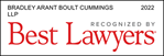 Best Lawyers in America 2022 Badge Logo - Bradley Arant Boult Cummings LLP