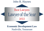 John Haynes Lawyer of the Year 2022