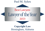 Paul Sykes Copyright Law Lawyer of the Year