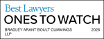 2026 Best Lawyers: Ones to Watch Badge