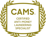 Certified Anti-Money Laundering Specialist (CAMS) Logo Crest