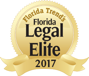 Florida Trend's Florida Legal Elite 2017 Badge