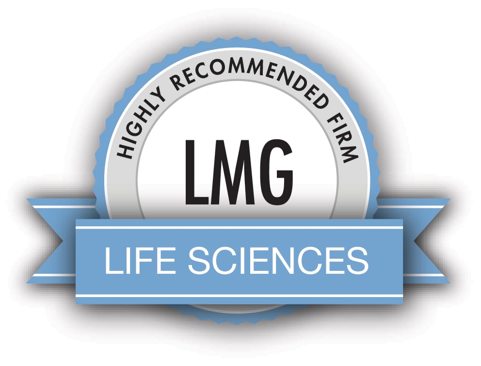 LMG Life Sciences Highly Recommended Firm Award 2020