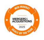 Mergers & Acquisitions 2025 Middle-Market Deals of the Year Badge