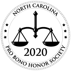 North Carolina Pro Bono Honor Society, 2020