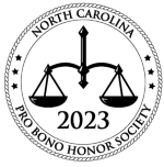 2023 North Carolina Pro Bono Honor Society Seal