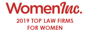WomensInc. 2019 Top Law Firms for Women Badge