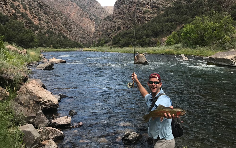 John Mark Goodman Fly Fishing in a River
