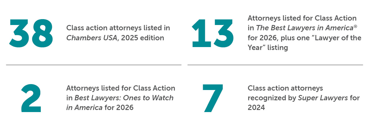Bradley by the Numbers Class Action Litigation