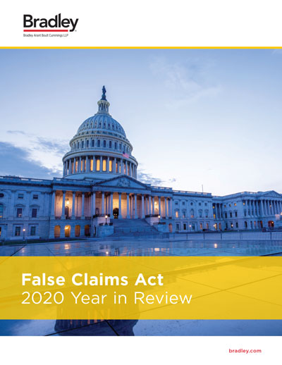 False Claims Act 2020 Year in Review Cover